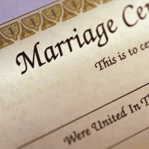 Marriage Certificate Service